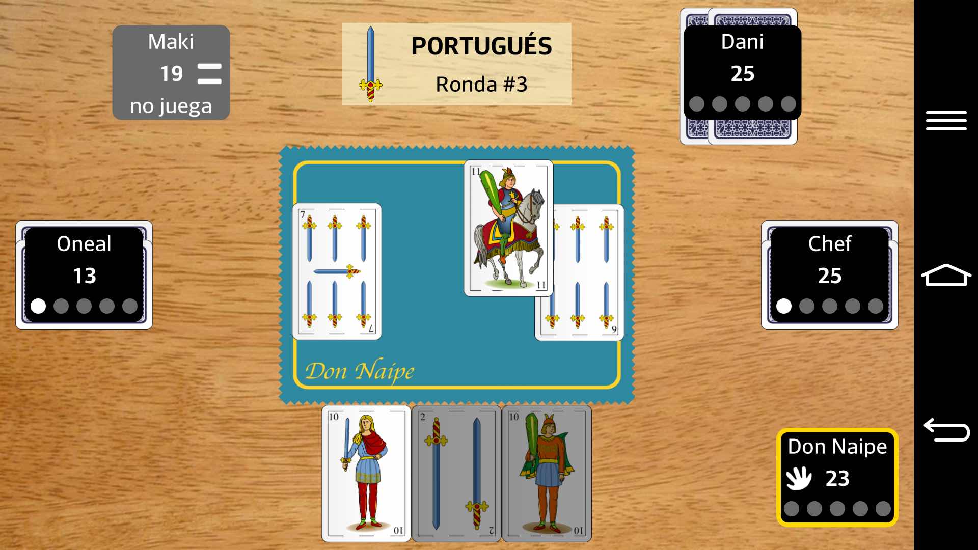 Portugues Don Naipe para Android